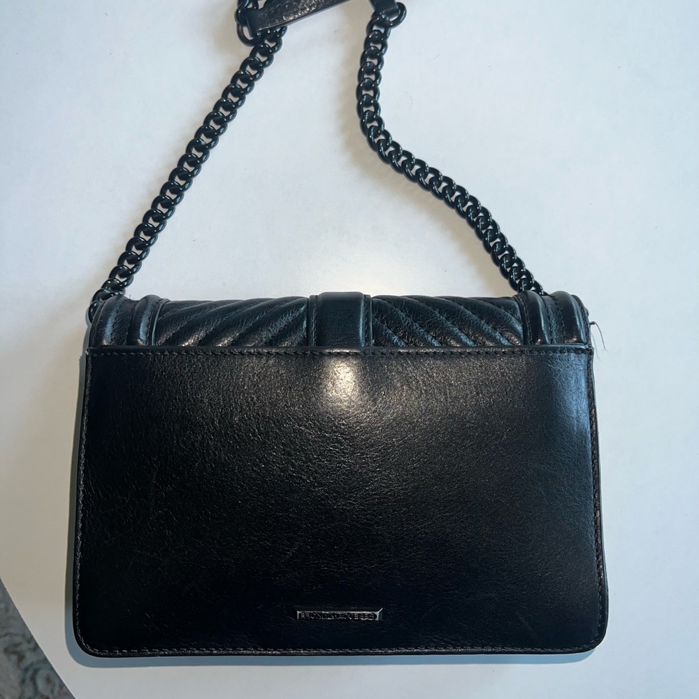 Rebecca Minkoff Black Chevron Crossbody - Picture 6 of 6